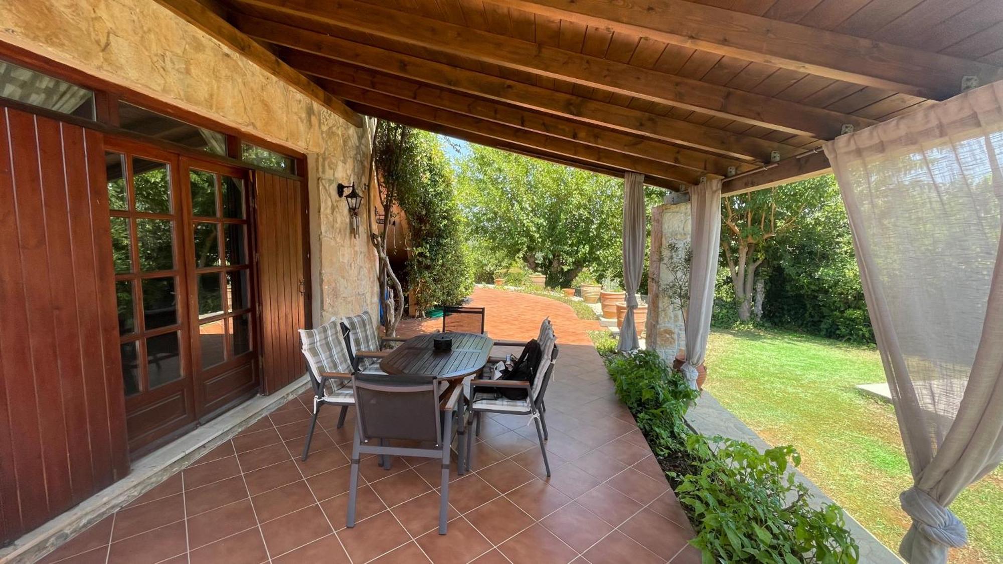 Villa Skine With Private Pool And Garden Chania  Екстер'єр фото
