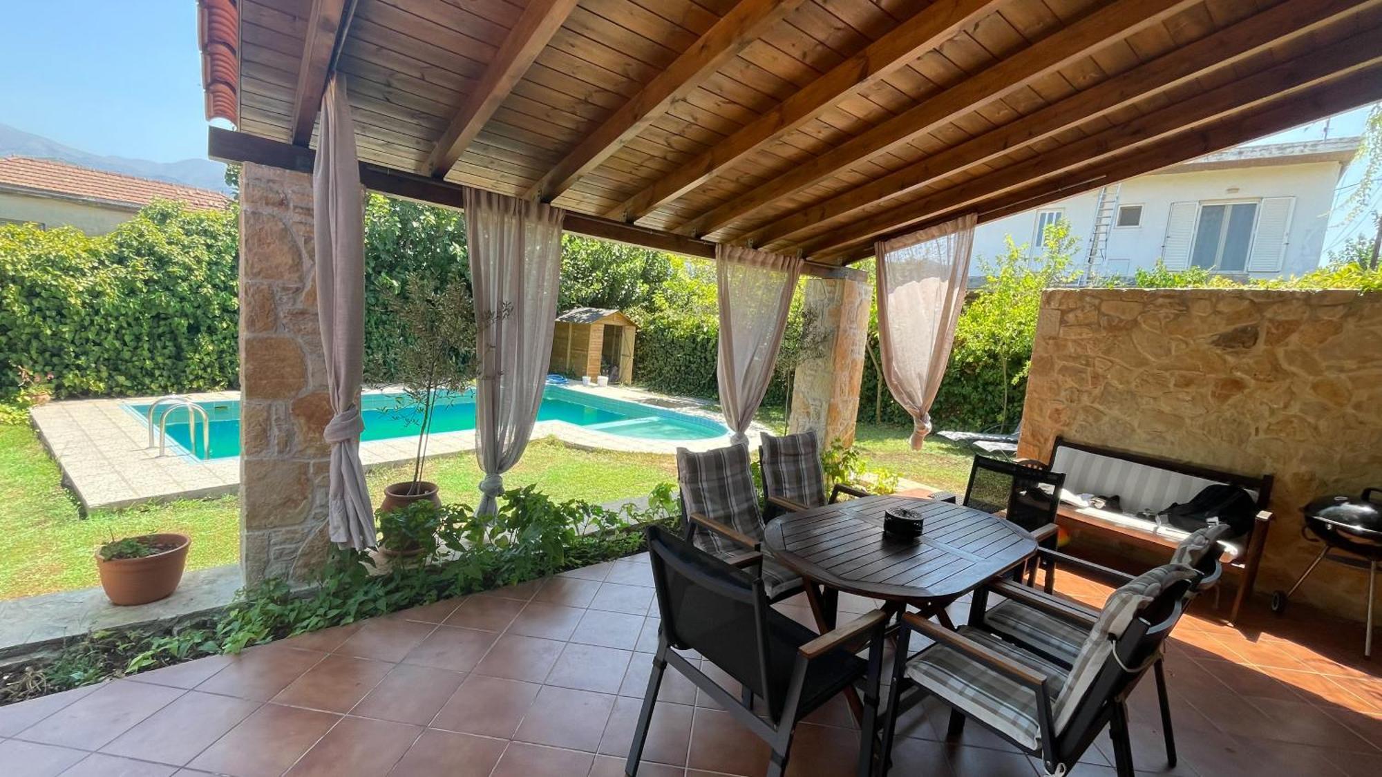 Villa Skine With Private Pool And Garden Chania  Екстер'єр фото
